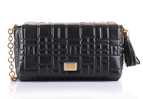 Dolce&Gabbana Borsa Catena Structure Leather Nero